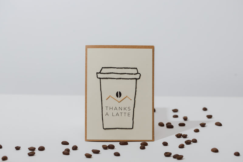 "Thanks a Latte" Greeting Card