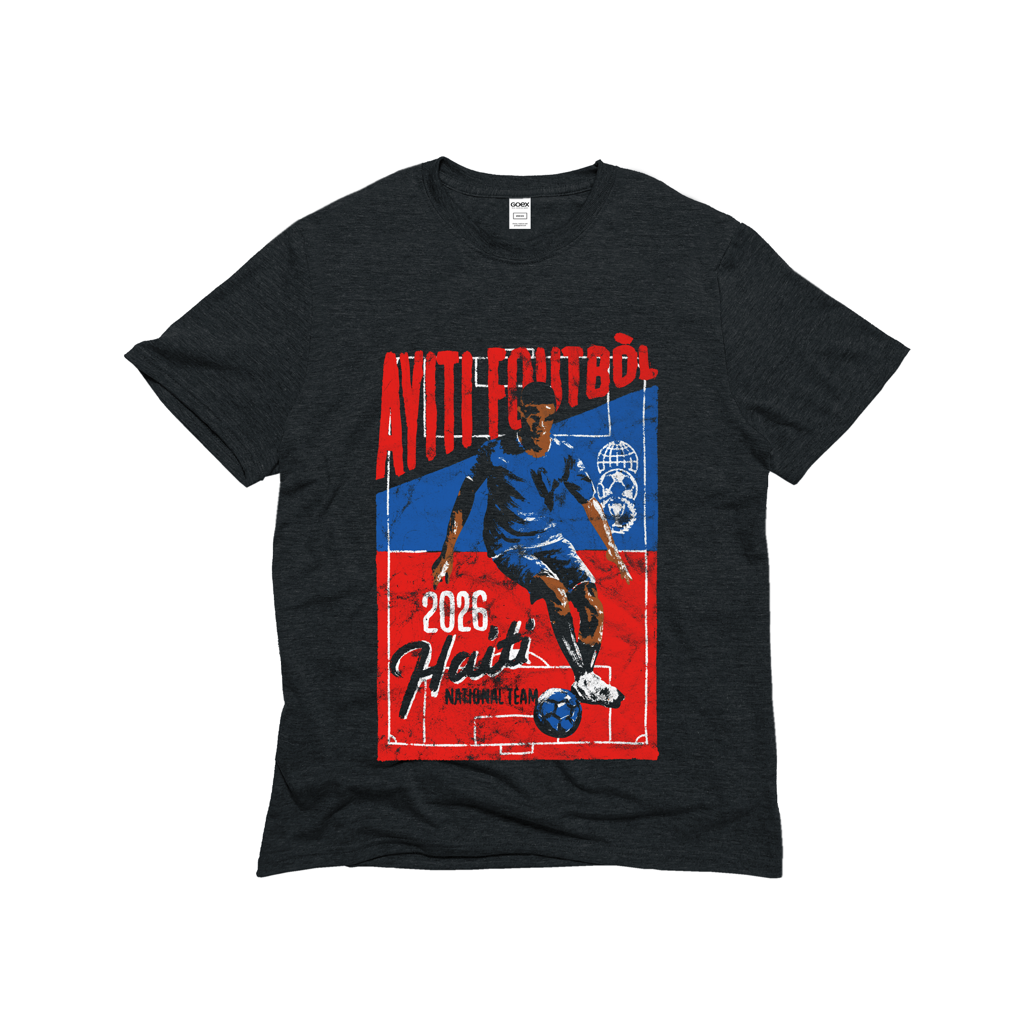 Haiti National Futbol Tee
